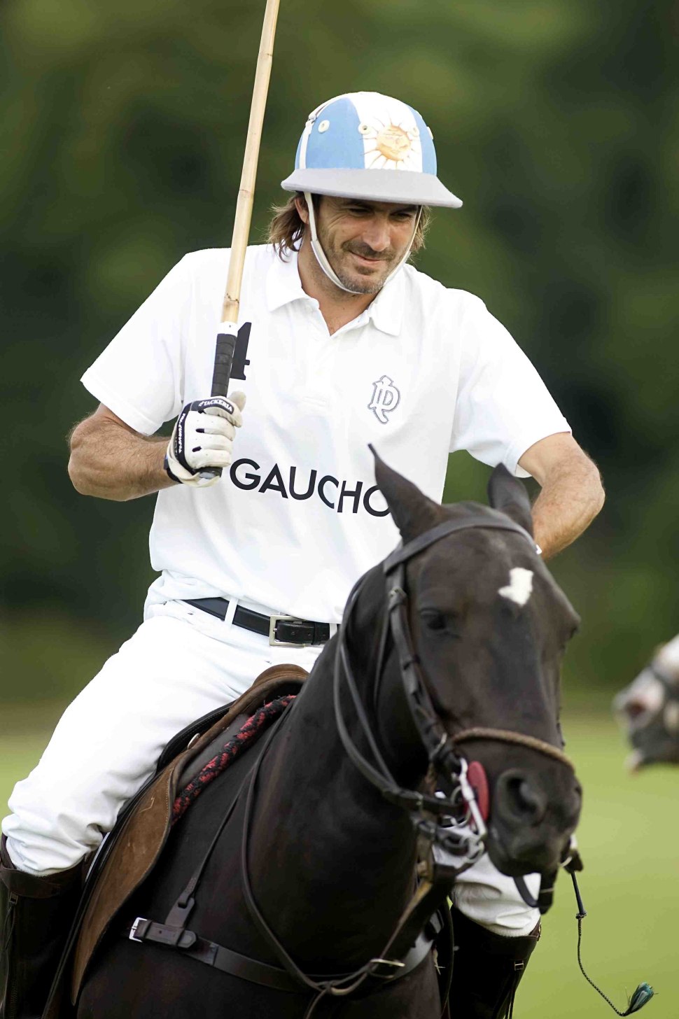 Игрок поло на лошади 1960