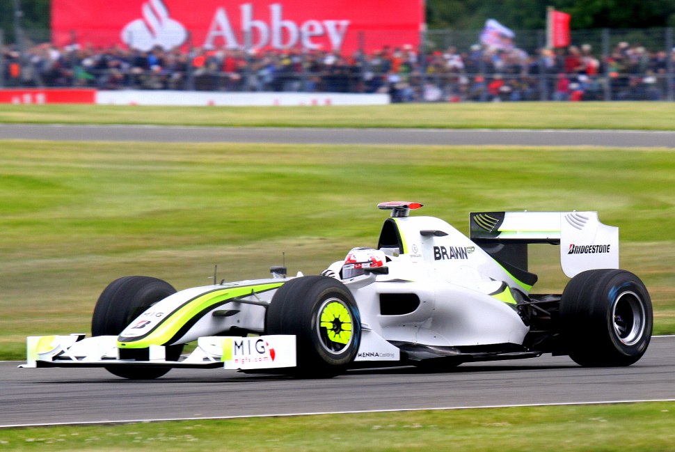 Дженсон Баттон за рулем Brawn GP