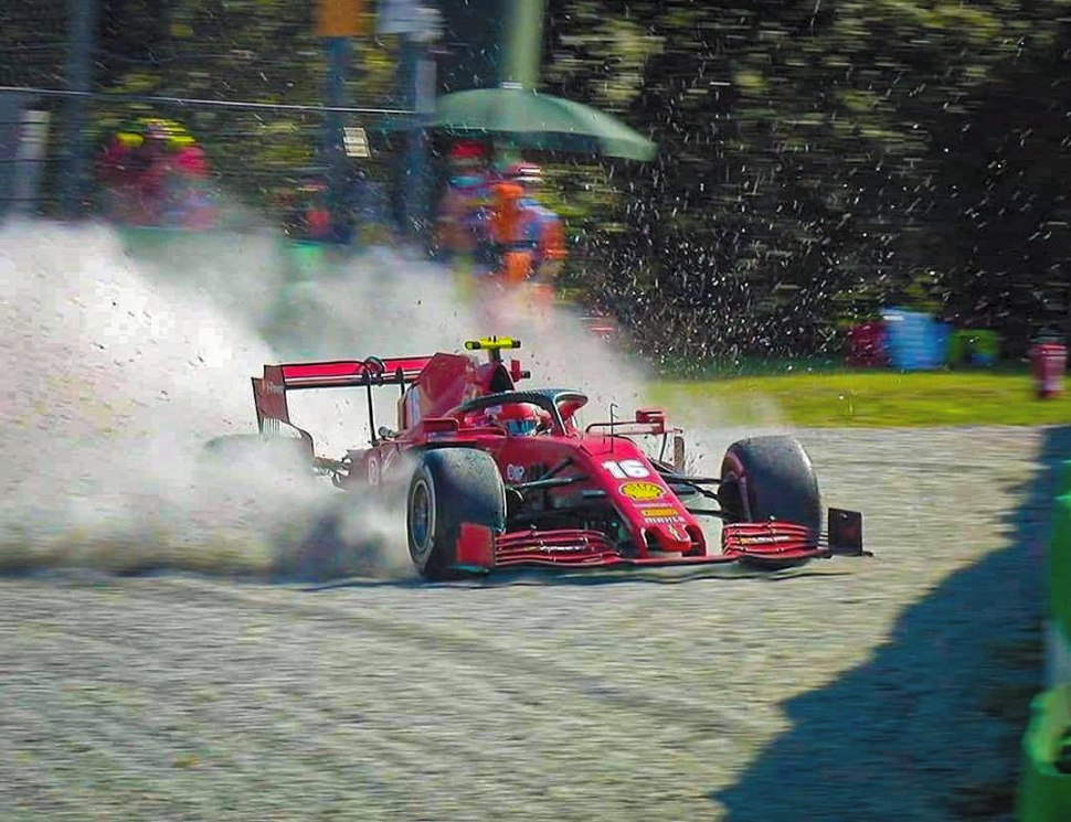 F1 crash Monza