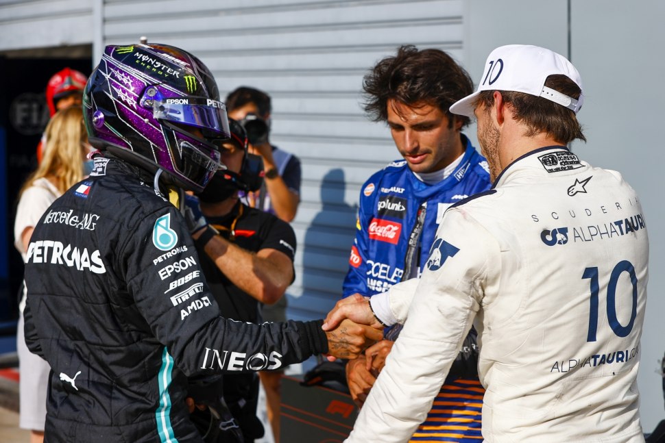 Gasly Pierre Lewis Hamilton