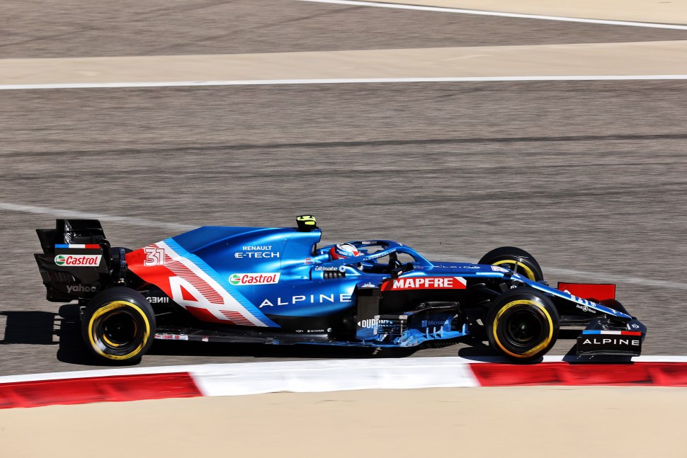Формула 1 2021 Alpine Ocon