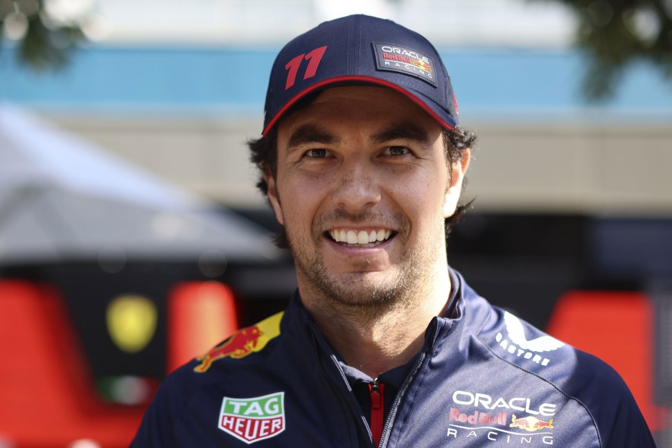 Sergio Perez sign