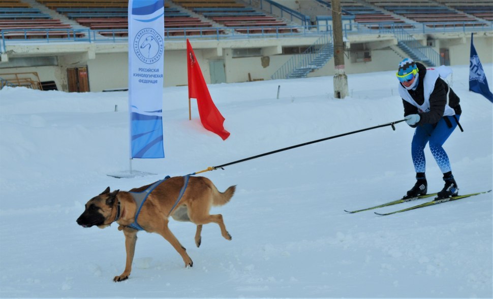 Буксировка лыжника
