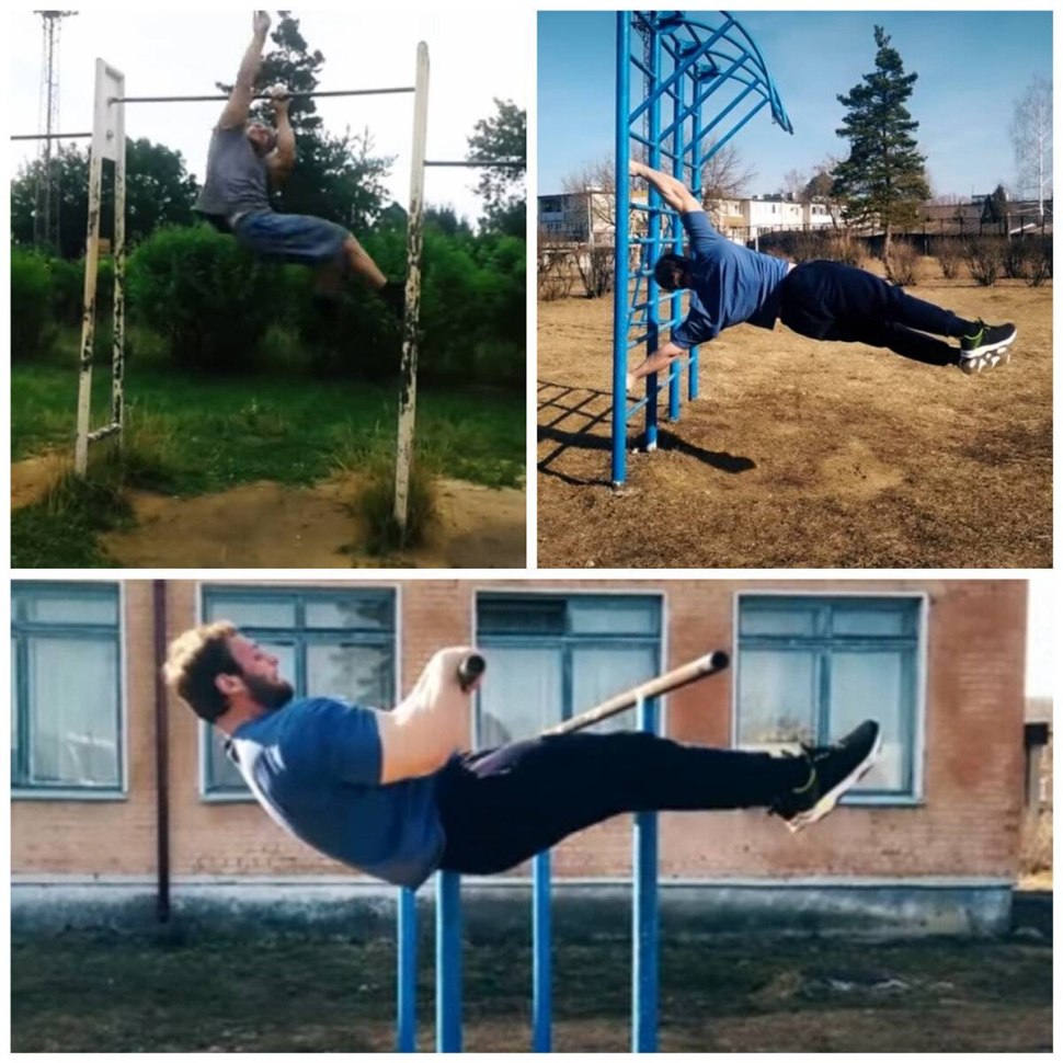 Подтягивания с собственным весом