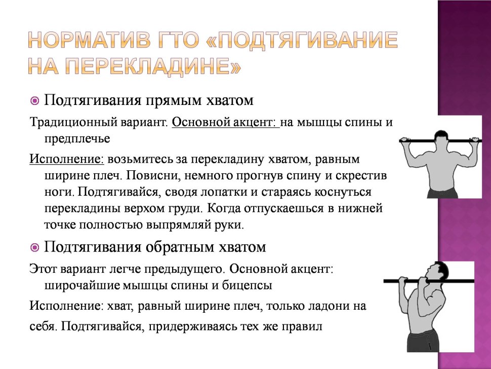 Подтягивание на перекладине
