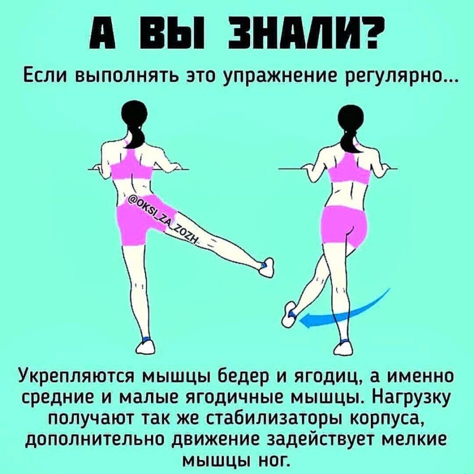 Махи ногами в сторону