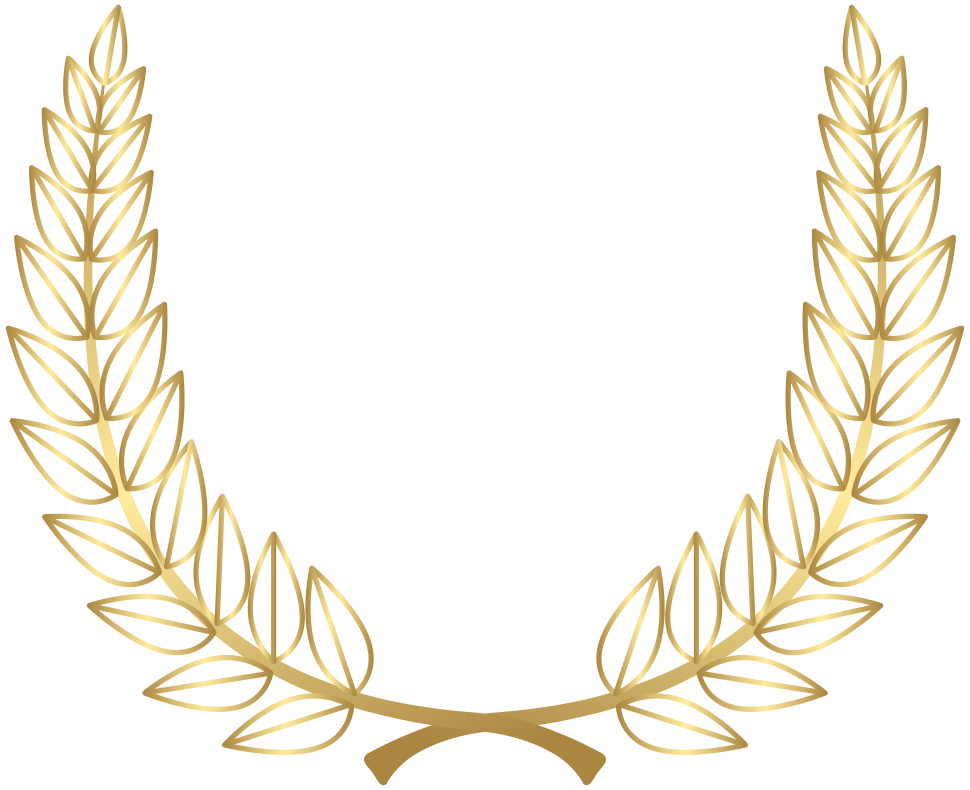 Золотые лавровые венки