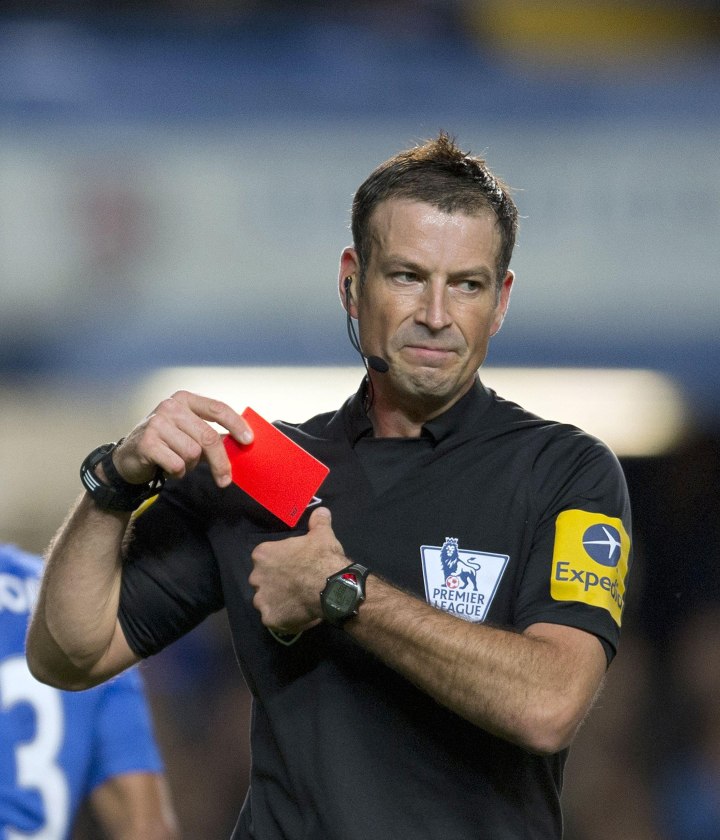 Mark Clattenburg Red Card