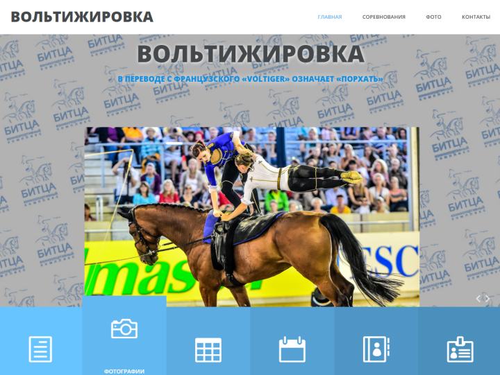 Элементы вольтижировки
