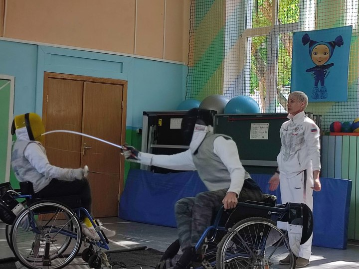 Фехтовальщик на коляске ДНР