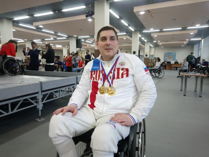 Омский паралимпиец Александр Кузюков